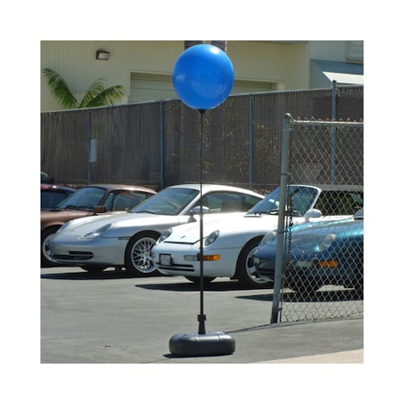 Car Dealer Depot Reusable Balloon Ground Pole Kit W/ Water Base: Used Cars Blue 545-US